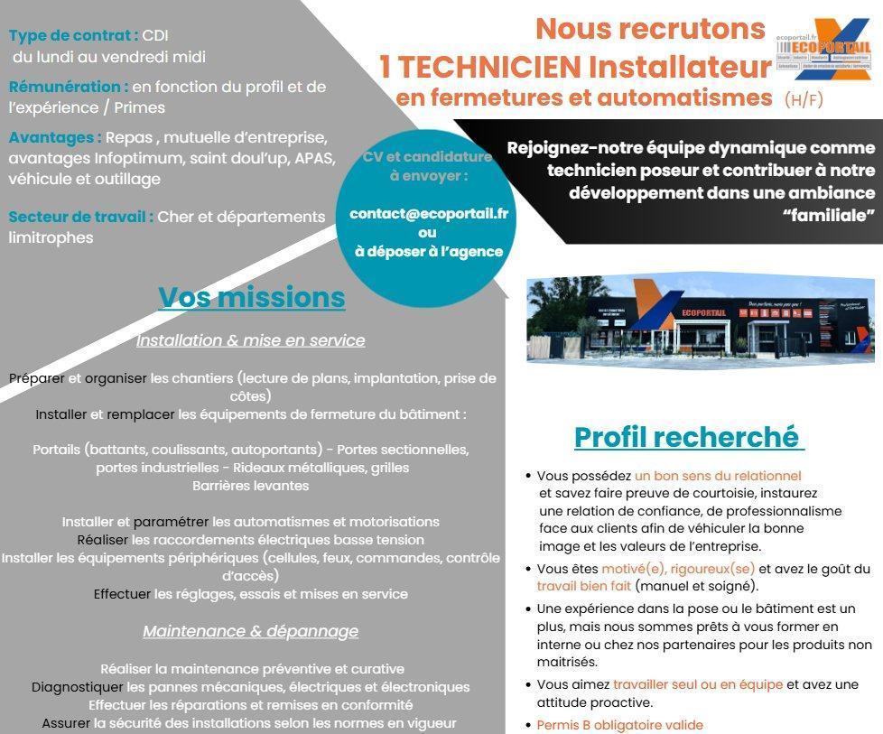 OFFRE D'EMPLOI